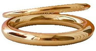 FLÂNERIE BY MAIQ Harvey 18K Gold Plated vel. 7 (EU 54-56) - Ring