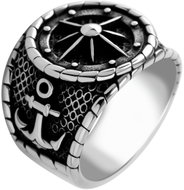BRUNO Pánský prsten Kotva a Kormidlo vel. 10 (EU 61,5-63,5) - Ring
