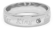 BRUNO Pánský snubní prsten King vel. 8 (EU 56,5-58,5) - Ring