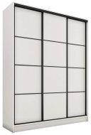BROMARKT Harazia 150 wardrobe without mirror, with 4 drawers and 2 hanging rails, matt white - Wardrobe