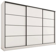 BROMARKT Harazia 280 wardrobe without mirror, with 4 drawers and 2 hanging rails, matt white - Wardrobe
