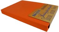 Brotex Jersey prostěradlo oranžové, 90 × 200 cm jednolůžko - Prostěradlo