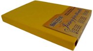 Brotex Jersey prostěradlo sytě žluté, 180 × 200 cm dvojlůžko - Prostěradlo
