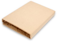Brotex Jersey sheet EXCLUSIVE light beige, 160 × 200 cm - Bedsheet