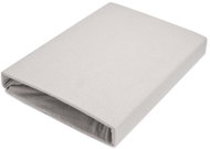 Brotex Jersey sheet EXCLUSIVE light grey, 120 × 200 cm - Bedsheet
