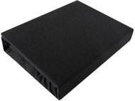 Brotex Jersey sheet EXCLUSIVE black, 220 × 200 cm - Bedsheet