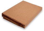 Brotex Jersey sheet EXCLUSIVE walnut, 180 × 200 cm - Bedsheet