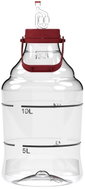 BROWIN 15L Plastic Carboy with Handle + Fermentation Tube - Demijohn