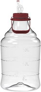 BROWIN 20L Carboy (PET) with Handle + Fermentation Tube - Demijohn