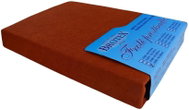 Brotex Froté prostěradlo hnědé na vysokou matraci 190 g/m2, 120 × 200 cm - Bedsheet