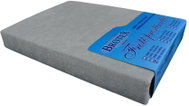 Brotex Froté prostěradlo světle šedé na vysokou matraci 190 g/m2, 220 × 200 cm - Bedsheet