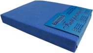 Brotex Froté prostěradlo modré, 220 × 200 cm - Plachta na posteľ