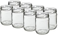 BROWIN Set Einmachgläser 500 ml ohne Deckel 82, 8 Stück - Einmachglas 