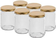 BROWIN Sada sklenic twist na zavařování 500 ml s víčkem 82, 6 ks - Canning Jar