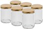 BROWIN Sada sklenic twist na zavařování 500 ml s víčkem 82, 6 ks - Canning Jar