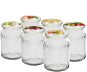BROWIN Sada sklenic twist na zavařování 720 ml + víčko 82, 6 ks - Canning Jar