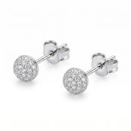 BROSWAY Fancy Infinite White FIW187 (Ag 925/1000, 0.73g) - Earrings
