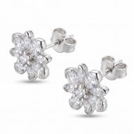 BROSWAY Fancy Infinite White FIW192 (Ag 925/1000, 1.38g) - Earrings