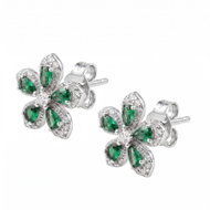 BROSWAY Fancy Life Green FLG156 (Ag 925/1000, 1.99g) - Earrings