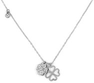 BRUNO Four-leaf clover necklace with rhinestones - Necklace