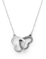 BRUNO Necklace Two hearts - Necklace