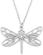 BRUNO Dragonfly necklace with a stone - Necklace