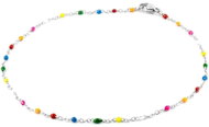 BRUNO Řetízek na nohu Barevný 25 cm - Chain Necklace