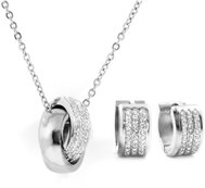 BRUNO Set Rings with rhinestones - Jewellery Gift Set