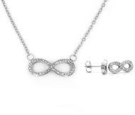 BRUNO Souprava Nekonečno s kamínky - Jewellery Gift Set