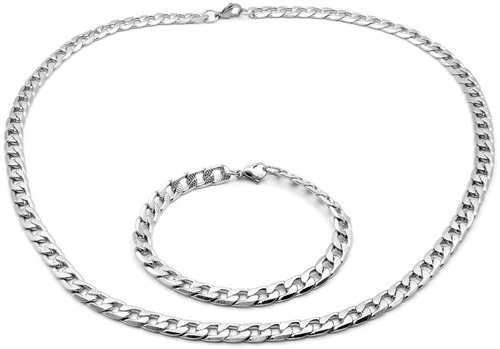 BRUNO Pancr II bracelet + chain set - Jewellery Gift Set - Main image