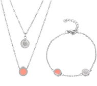 BRUNO Souprava Rose s kamínky - Jewellery Gift Set