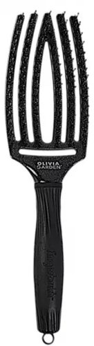OLIVIA GARDEN Fingerbrush Combo Midnight Desert Black Onyx - M - Hair Brush - Main image