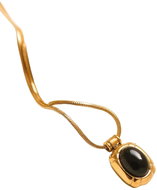 Flânerie by maiq dax black 18k gold plated - Necklace