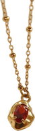 Flânerie by maiq ryleigh red 18k gold plated - Necklace