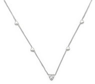 Bruno heart with a stone - Necklace