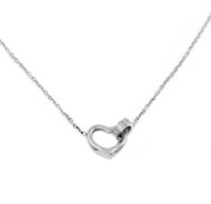 Bruno heart with ring - Necklace