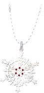 Bruno flake red (s4269) - Necklace