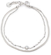 Bruno Double bracelet with rhinestone - Bracelet