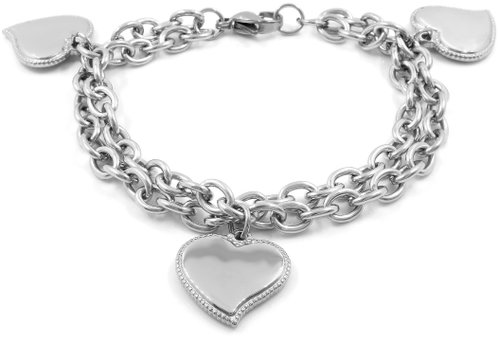 Bruno Double bracelet HEART - Bracelet - Main image