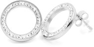 Bruno Earrings CIRCLE with rhinestones II - Earrings