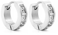 Bruno Earrings rings with rhinestones 1,4 cm (S1223) - Earrings