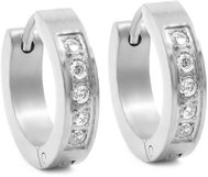 Bruno Earrings rings with rhinestones 1,6 cm - Earrings