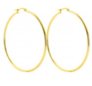 Bruno Earrings circles gold 5,5 cm - Earrings