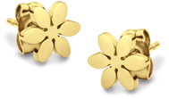 Bruno Flower earrings gold - Earrings