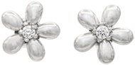 Bruno Earrings with a stone (S4521) - Earrings