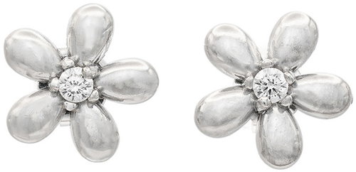 Bruno Earrings with a stone (S4521) - Earrings - Main image