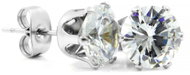 Bruno Earrings with stone 0,8 cm - Earrings