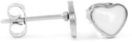 Bruno Earrings HEART white - Earrings