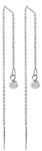 Bruno Stringing chain earrings BALL - Earrings - Main image