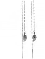 Bruno Stringing chain earrings LEAF - Earrings